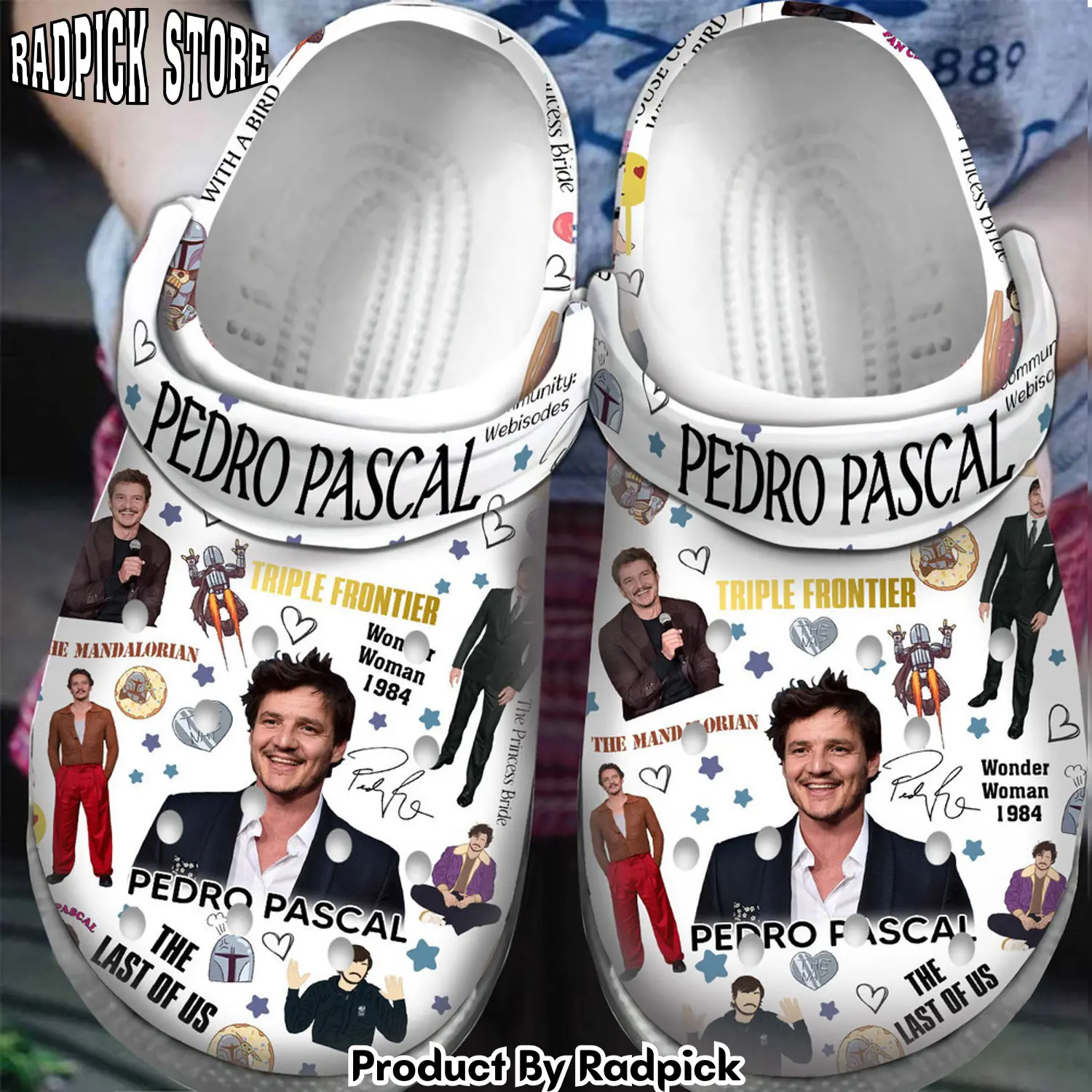 Radpick premium pedro pascal movie clogs shoes for men women rp6522170